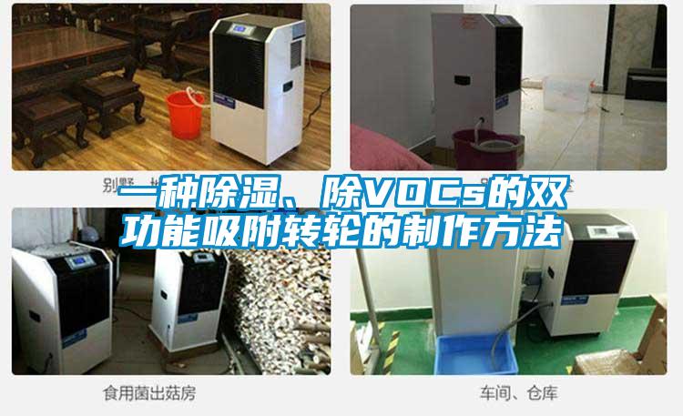 一種除濕、除VOCs的雙功能吸附轉輪的制作方法