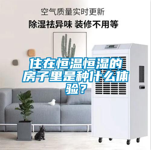 住在恒溫恒濕的房子里是種什么體驗？