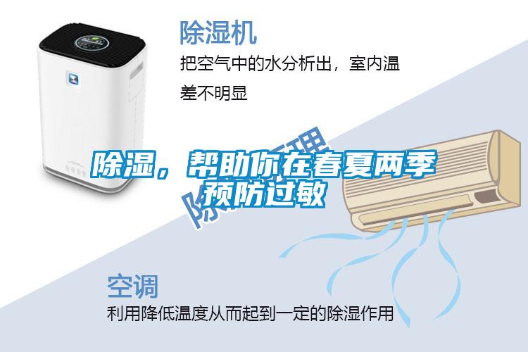 除濕，幫助你在春夏兩季預防過敏