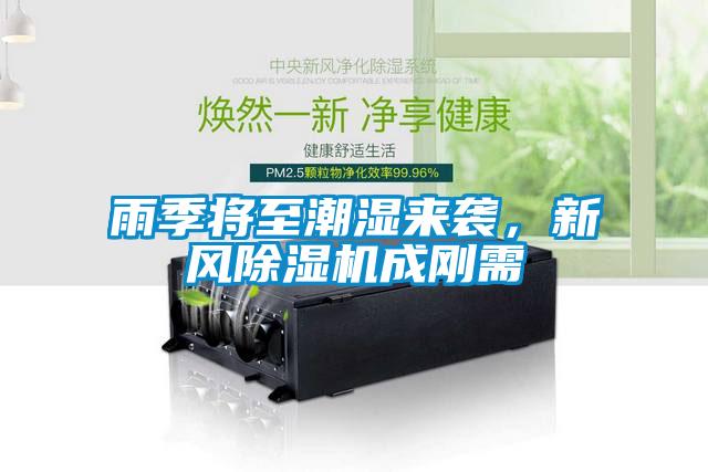 雨季將至潮濕來襲，新風除濕機成剛需