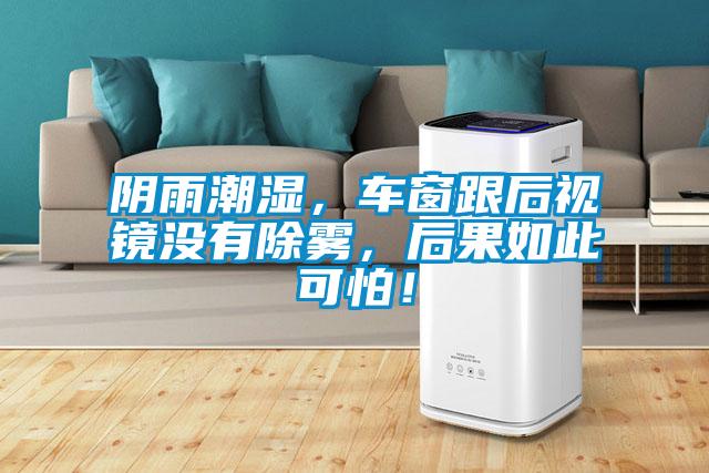 陰雨潮濕，車窗跟后視鏡沒有除霧，后果如此可怕！