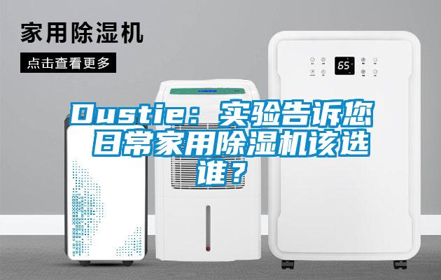Dustie：實驗告訴您 日常家用除濕機該選誰？