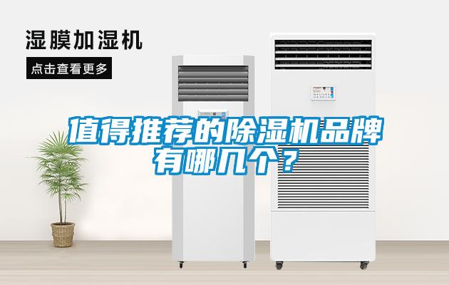 值得推薦的除濕機品牌有哪幾個？