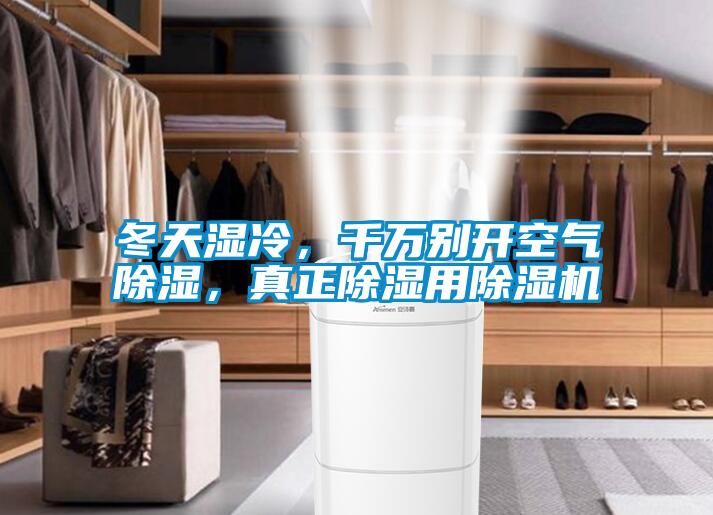 冬天濕冷，千萬別開空氣除濕，真正除濕用除濕機