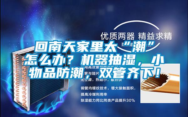 回南天家里太“潮”怎么辦？機器抽濕，小物品防潮，雙管齊下！