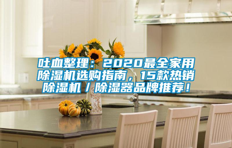 吐血整理：2020最全家用除濕機選購指南，15款熱銷除濕機／除濕器品牌推薦！
