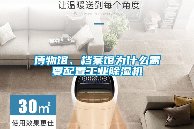 博物館、檔案館為什么需要配置工業除濕機