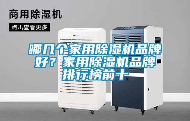 哪幾個家用除濕機品牌好？家用除濕機品牌排行榜前十
