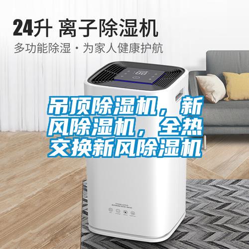 吊頂除濕機，新風除濕機，全熱交換新風除濕機