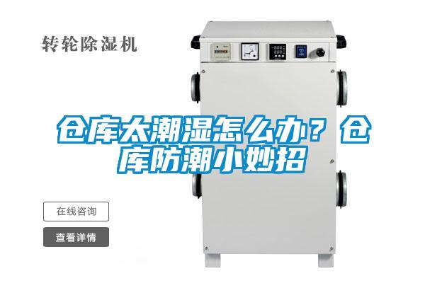 倉庫太潮濕怎么辦？倉庫防潮小妙招