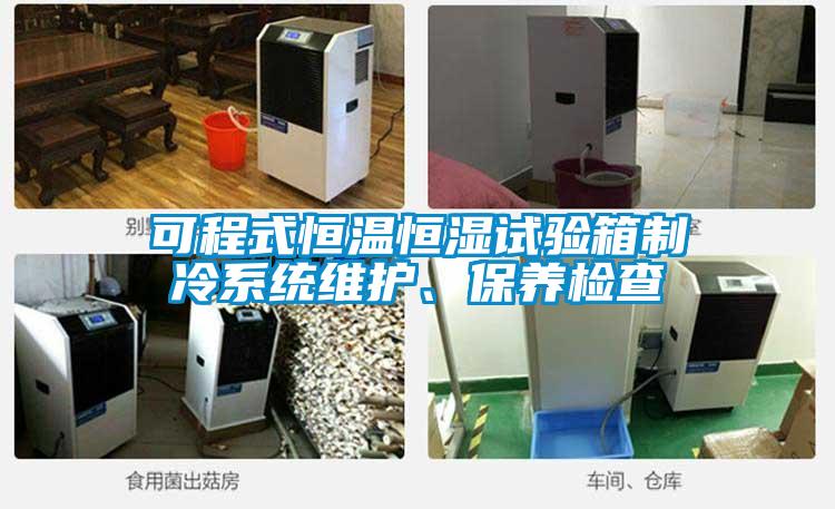 可程式恒溫恒濕試驗箱制冷系統維護、保養檢查