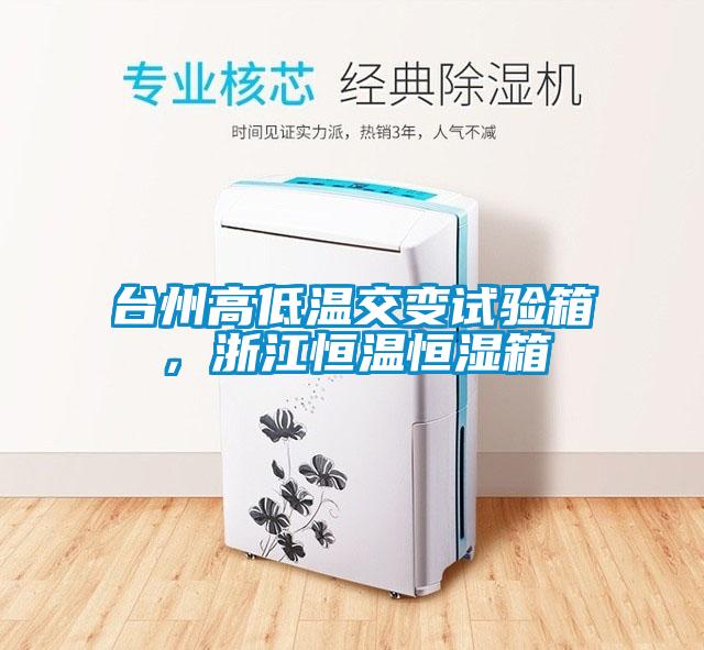 臺州高低溫交變試驗箱，浙江恒溫恒濕箱