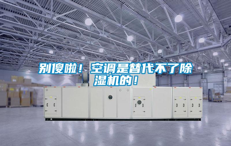 別傻啦！空調是替代不了除濕機的！