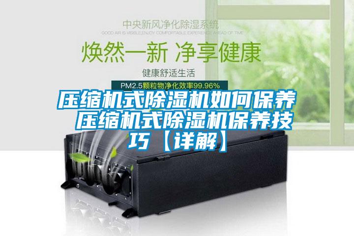 壓縮機式除濕機如何保養 壓縮機式除濕機保養技巧【詳解】