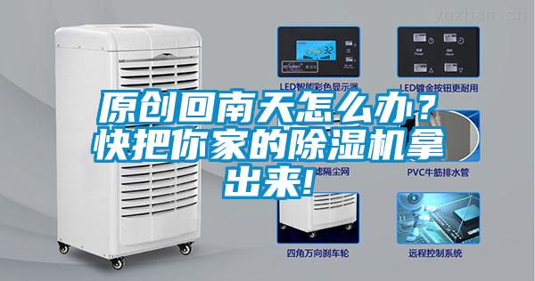 原創回南天怎么辦？快把你家的除濕機拿出來!