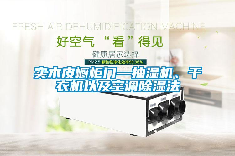 實木皮櫥柜門—抽濕機、干衣機以及空調除濕法