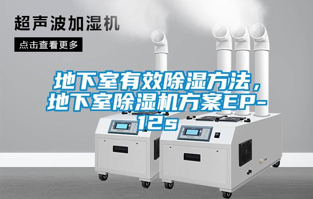 地下室有效除濕方法，地下室除濕機方案EP-12s