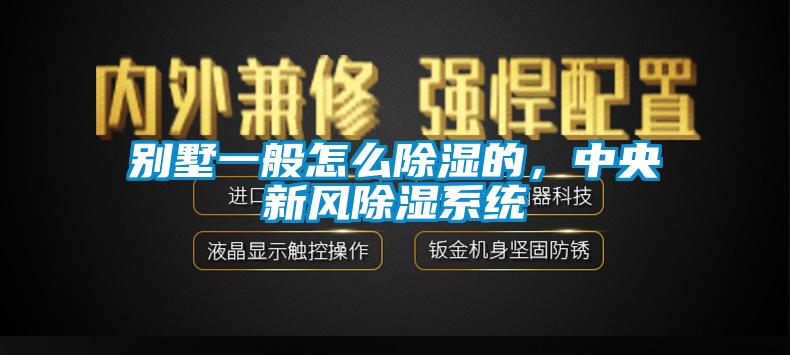 別墅一般怎么除濕的，中央新風除濕系統