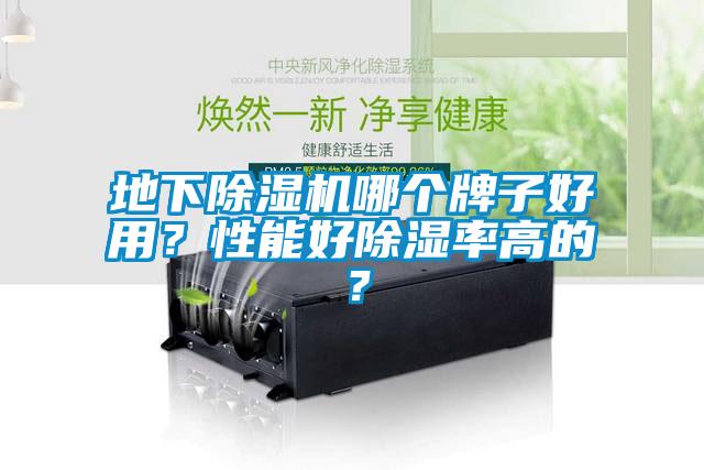 地下除濕機哪個牌子好用？性能好除濕率高的？