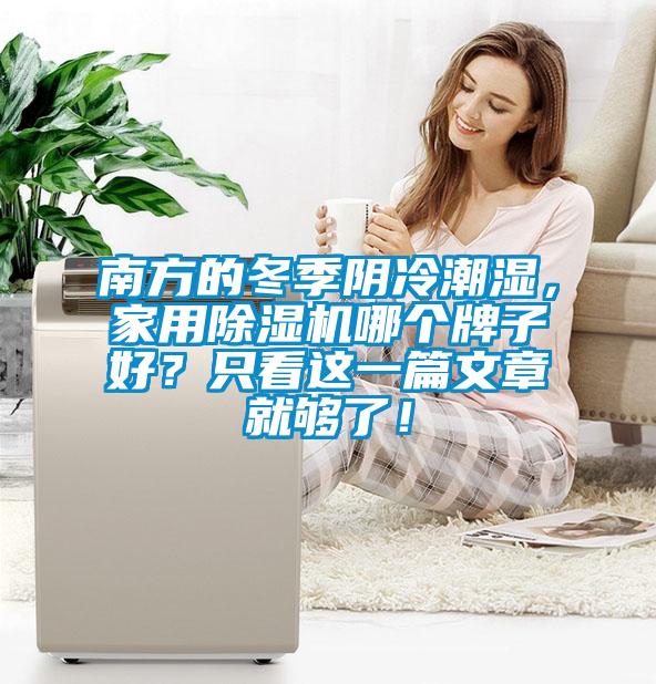 南方的冬季陰冷潮濕，家用除濕機哪個牌子好？只看這一篇文章就夠了！