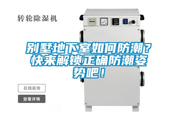 別墅地下室如何防潮？快來解鎖正確防潮姿勢吧！