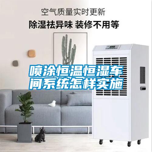 噴涂恒溫恒濕車間系統怎樣實施