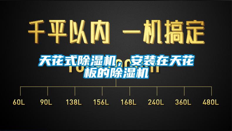 天花式除濕機，安裝在天花板的除濕機