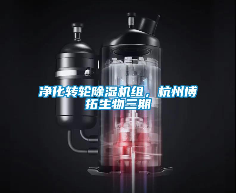 凈化轉輪除濕機組，杭州博拓生物三期
