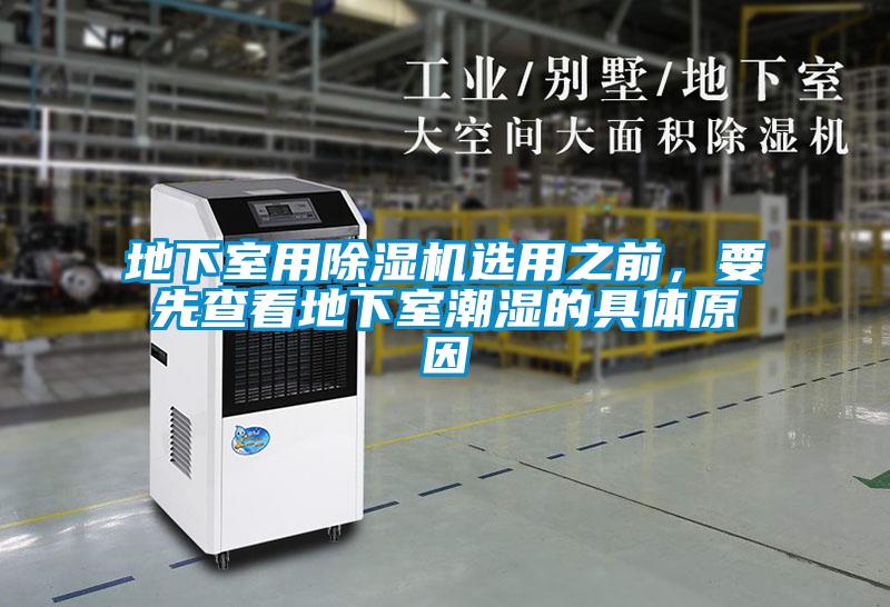 地下室用除濕機選用之前，要先查看地下室潮濕的具體原因