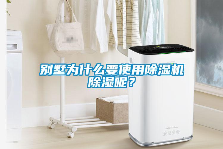 別墅為什么要使用除濕機除濕呢？