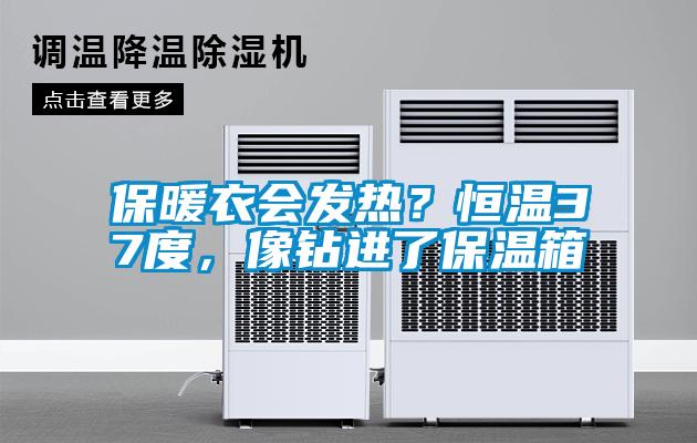 保暖衣會發熱？恒溫37度，像鉆進了保溫箱