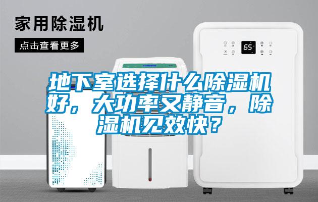 地下室選擇什么除濕機好，大功率又靜音，除濕機見效快？