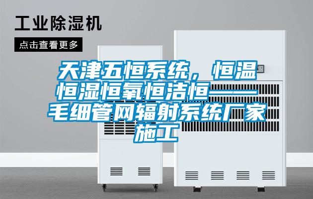天津五恒系統，恒溫恒濕恒氧恒潔恒——毛細管網輻射系統廠家施工