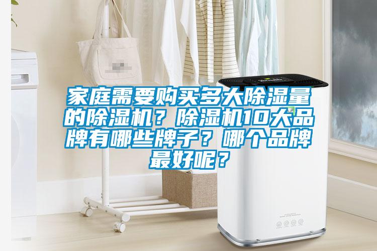 家庭需要購買多大除濕量的除濕機？除濕機10大品牌有哪些牌子？哪個品牌最好呢？