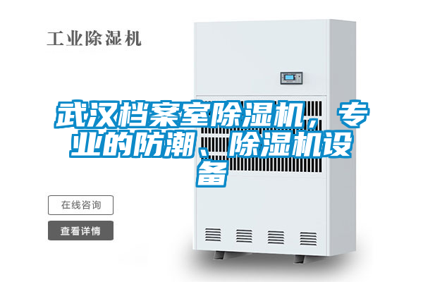 武漢檔案室除濕機，專業的防潮、除濕機設備