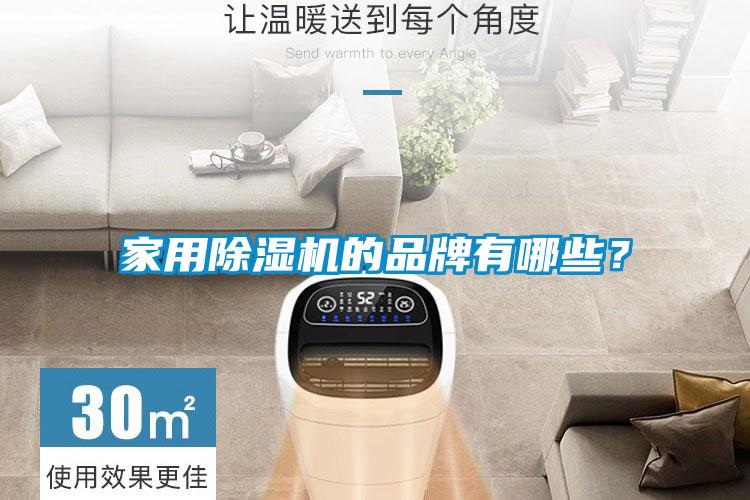 家用除濕機的品牌有哪些？