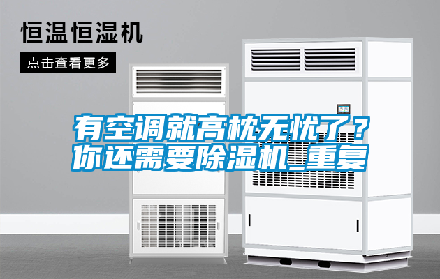 有空調就高枕無憂了？你還需要除濕機_重復