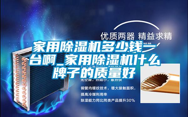 家用除濕機多少錢一臺啊_家用除濕機什么牌子的質量好