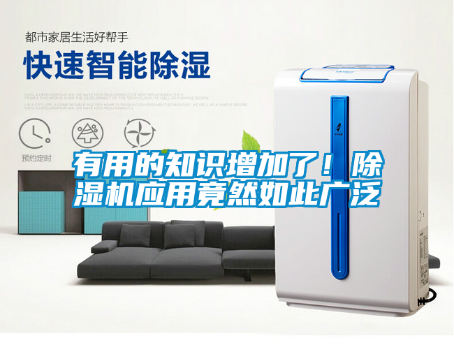 有用的知識增加了！除濕機應用竟然如此廣泛