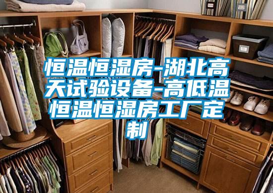 恒溫恒濕房-湖北高天試驗設備-高低溫恒溫恒濕房工廠定制