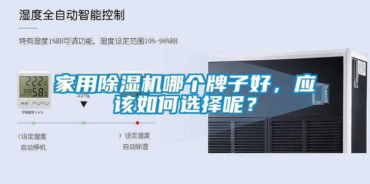 家用除濕機哪個牌子好，應該如何選擇呢？