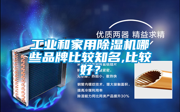 工業和家用除濕機哪些品牌比較知名,比較好？
