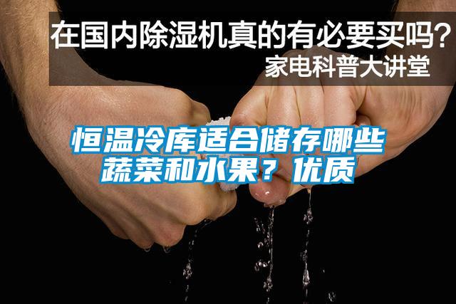 恒溫冷庫適合儲存哪些蔬菜和水果？優質