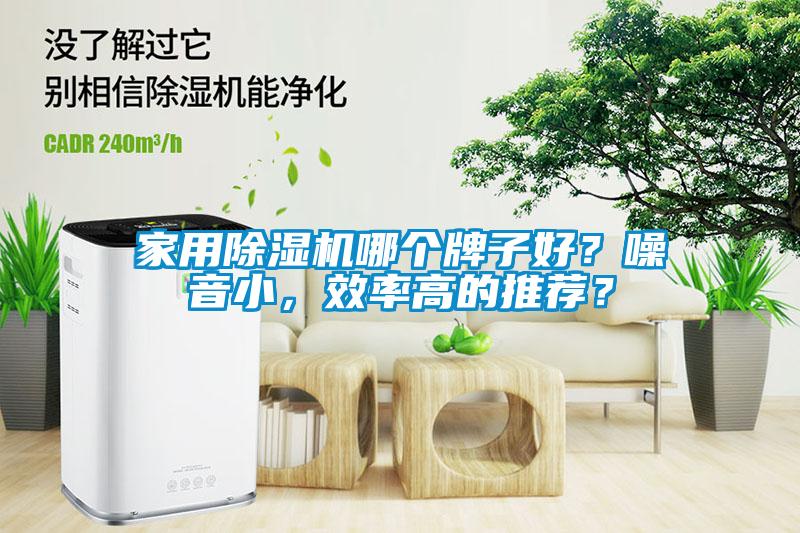 家用除濕機哪個牌子好？噪音小，效率高的推薦？