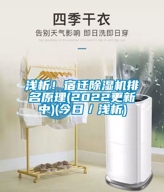 淺析！宿遷除濕機排名原理(2022更新中)(今日／淺析)