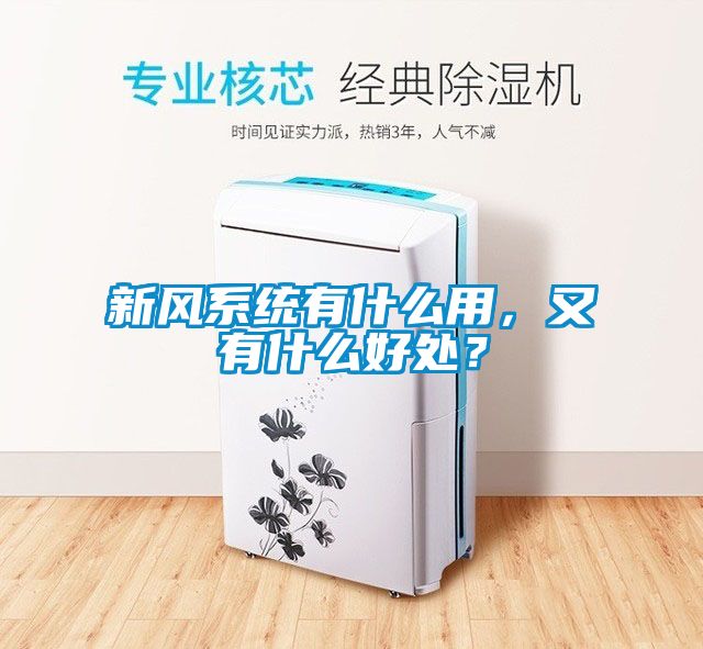 新風系統有什么用，又有什么好處？