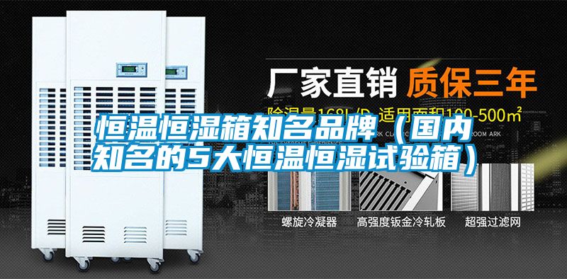 恒溫恒濕箱知名品牌（國內知名的5大恒溫恒濕試驗箱）