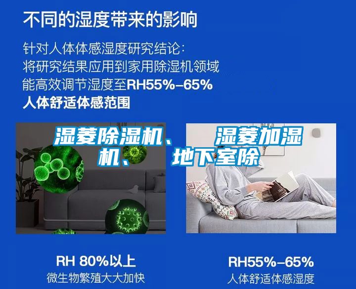 濕菱除濕機、  濕菱加濕機、  地下室除