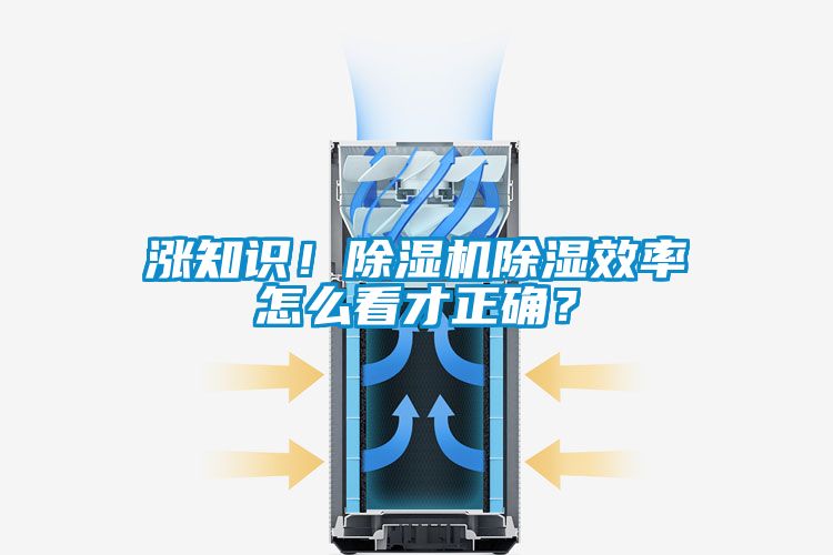 漲知識！除濕機除濕效率怎么看才正確？