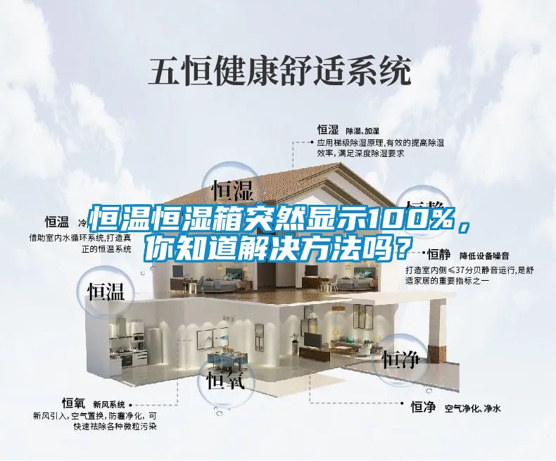 恒溫恒濕箱突然顯示100%，你知道解決方法嗎？